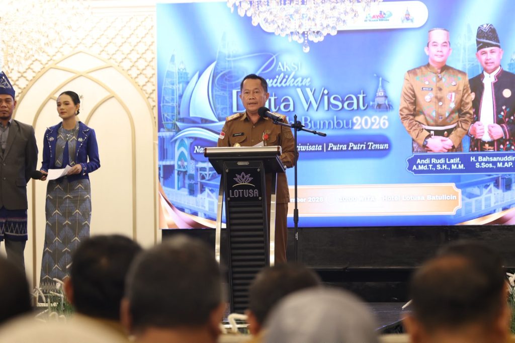 Sambutan Asisten Perekonomian dan Pembangunan Eryanto Rais pada Grand Final Duta Wisata Tanah Bumbu 2026